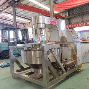 全自動燃氣加熱行星攪拌炒鍋 火鍋底料熬制機高粘度醬料刮底攪拌鍋阿膠行星攪拌炒鍋質(zhì)量保障